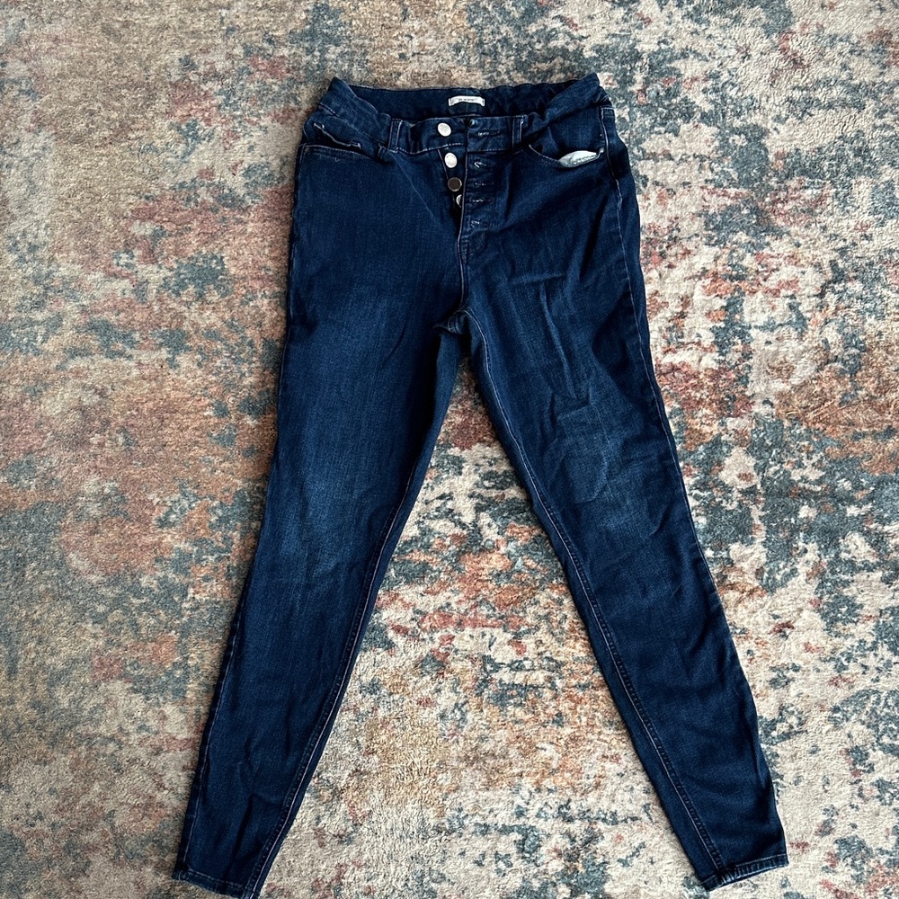 Maurices High Rise Navy Jeans